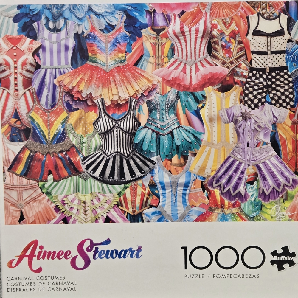 Aimee Stewart-"Carnival Costumes"-1000 Piece Jigsaw Buffalo Games Puzzle